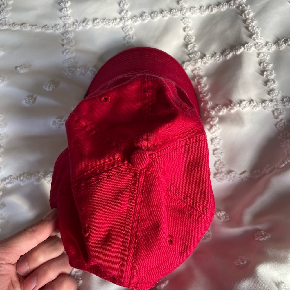U.S. Polo Assn. Adult Red Baseball Cap - Picture 5 of 8
